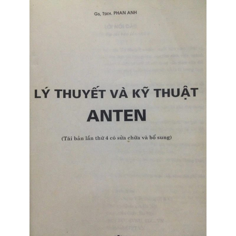 LÝ THUYẾT VÀ KỸ THUẬT ANTEN 495332