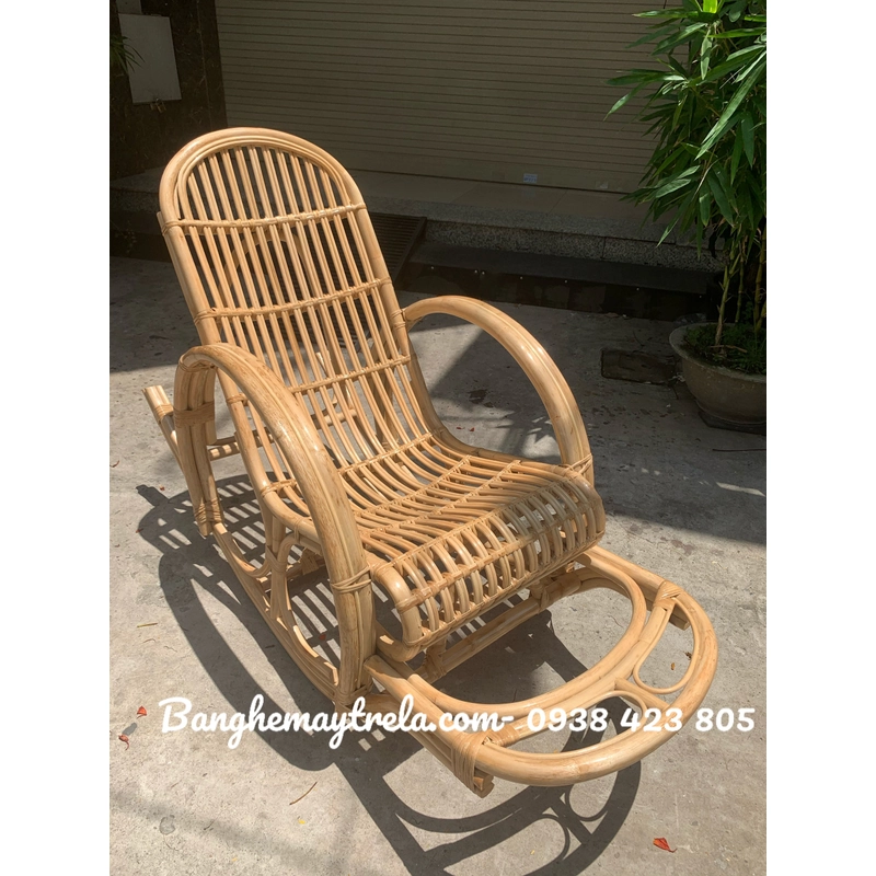 Ghế bập bênh mây tre 443533