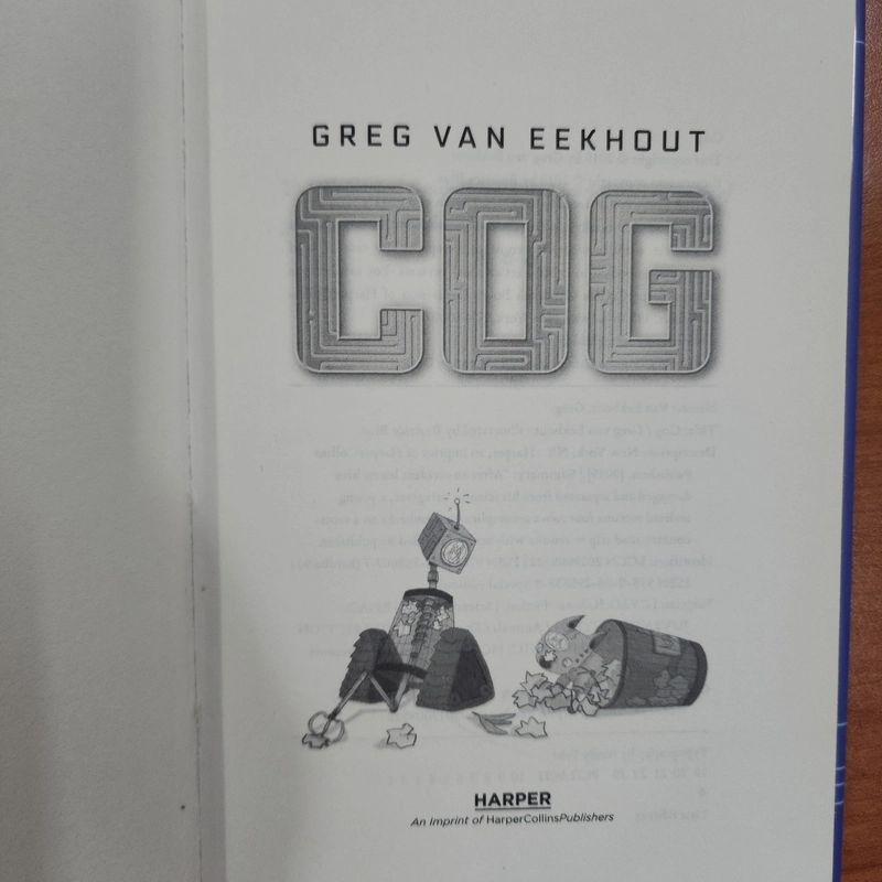 Sách ngoại văn COG của Greg Van Eekhout mới 95% 522643