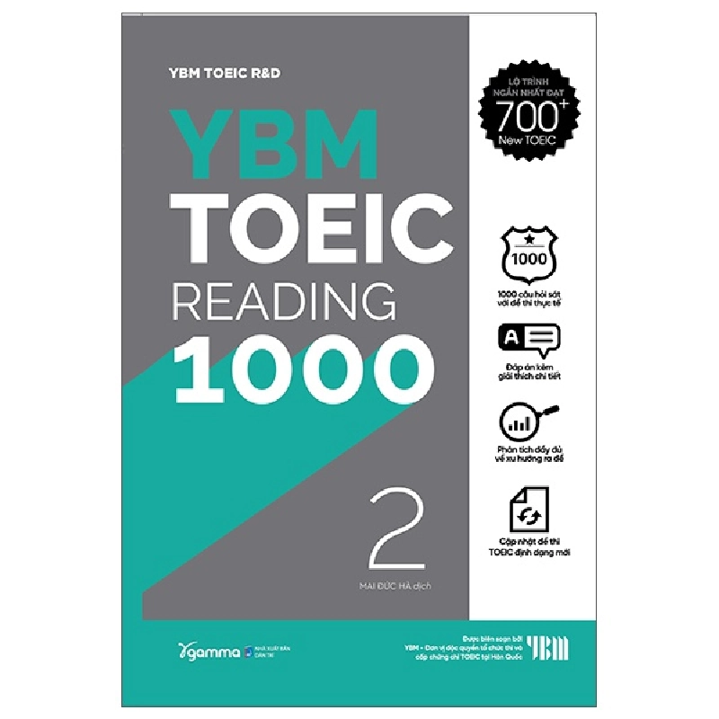 YBM TOEIC Reading 1000 - Vol 2 - YBM TOEIC R&D 288509