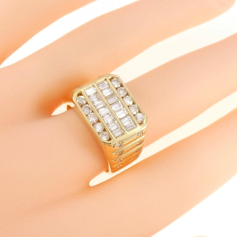 Nhẫn kim cương K18YG 1.75CT - Hàng hiệu Authentic 849931