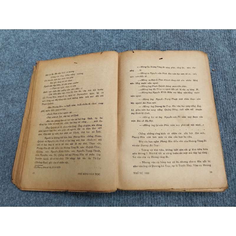 PHÊ BÌNH VĂN HỌC THẾ HỆ 1932 - THANH LÃNG 517622