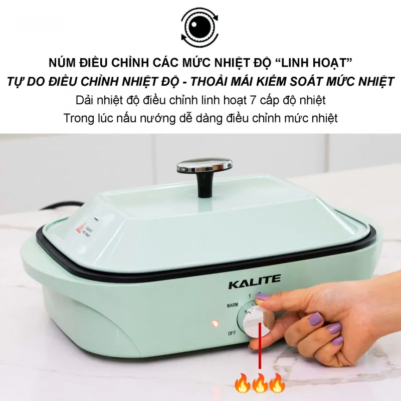 Nồi lẩu nướng đa năng Kalite KL-663 | Gọn gàng – tiện lợi – sang trọng 689843
