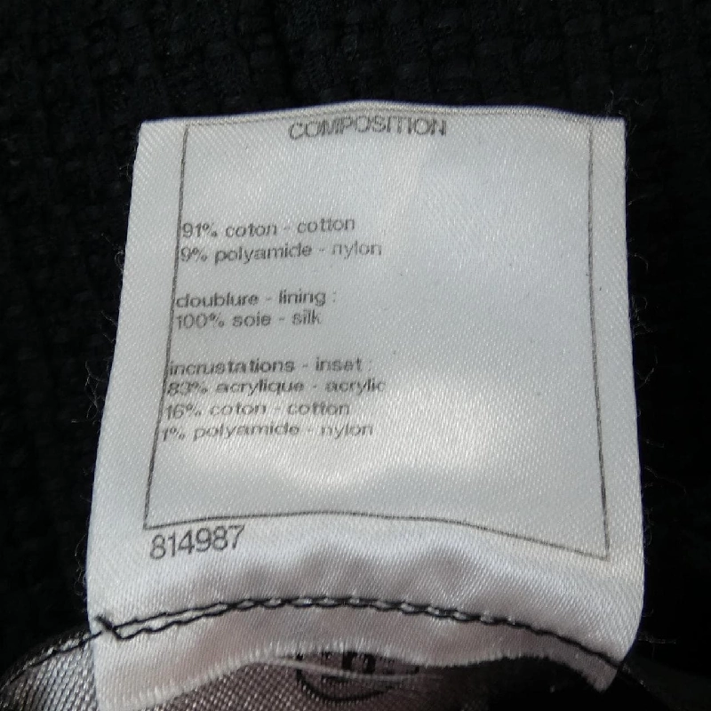 Áo khoác không cổ CHANEL - Hàng hiệu Authentic 638951