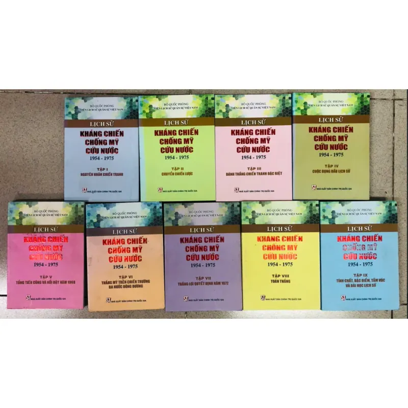 LỊCH SỬ KHÁNG CHIẾN CHỐNG MỸ CỨU NƯỚC 1954 - 1975 (9 TẬP) 759446