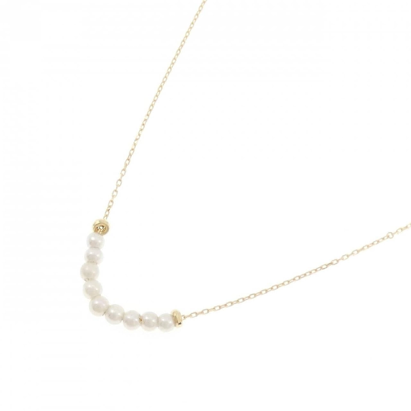 K18YG Ngọc trai Akoya Dây chuyền - Hàng hiệu Chính hãng 857019