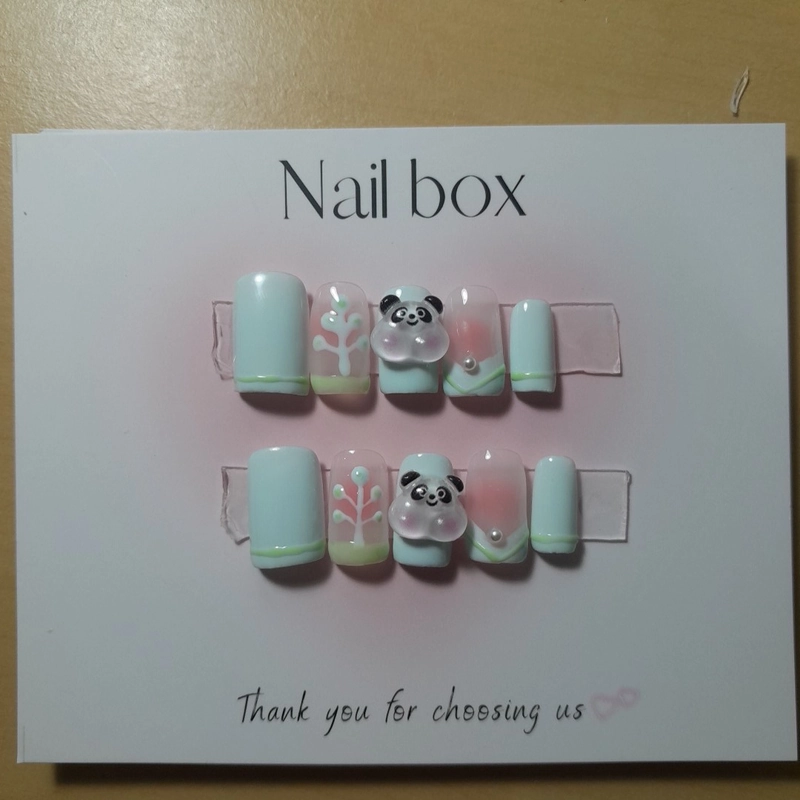 Nail box ngắn màu cute 302996