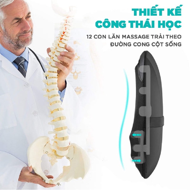 Đệm massage lưng, chân Kingtech 48649