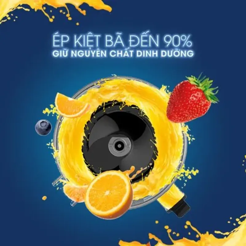 Máy ép chậm KALITE KL-565 MÀU ĐEN-BẠC CHÍNH HÃNG MỚI 100% 574492