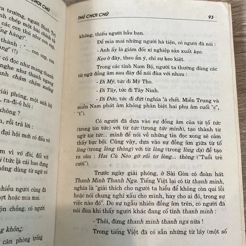 THÚ CHƠI CHỮ (XB 1995) 753200