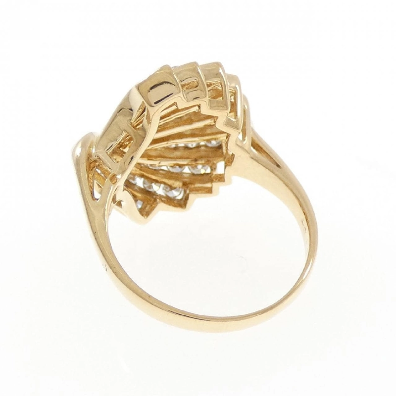 Nhẫn kim cương K18YG 1.07CT 670357