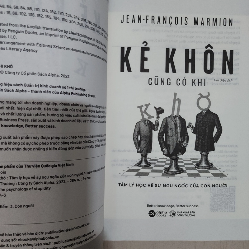 Sách Kẻ khôn cũng có khi khờ của Jean-Francois Marmion mới 99% 534182