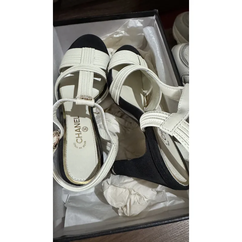 Giày cao gót nữ channel size 36c 752427