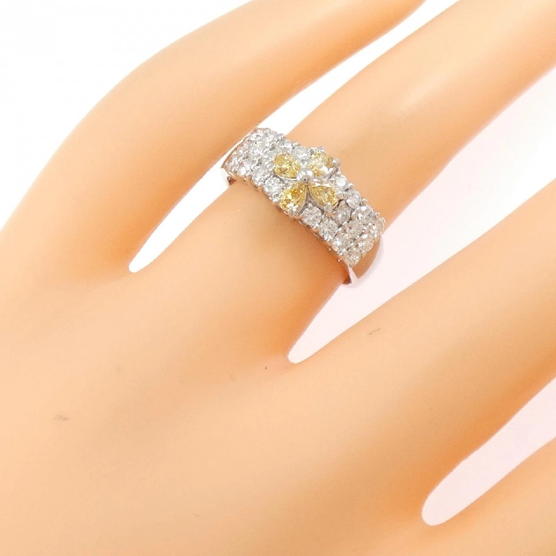 Nhẫn kim cương hoa PT900 0.30CT - Hàng hiệu Authentic 852471