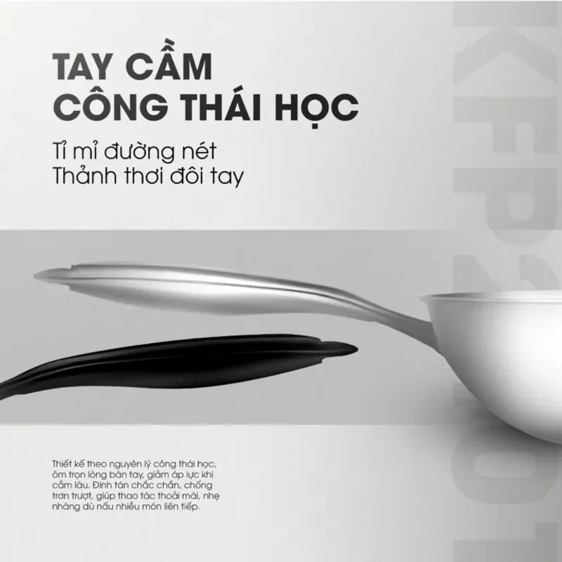 Chảo rán inox liền khối Kalite KFP2401 – Bắt từ 98%, vung kính chịu lực 593781