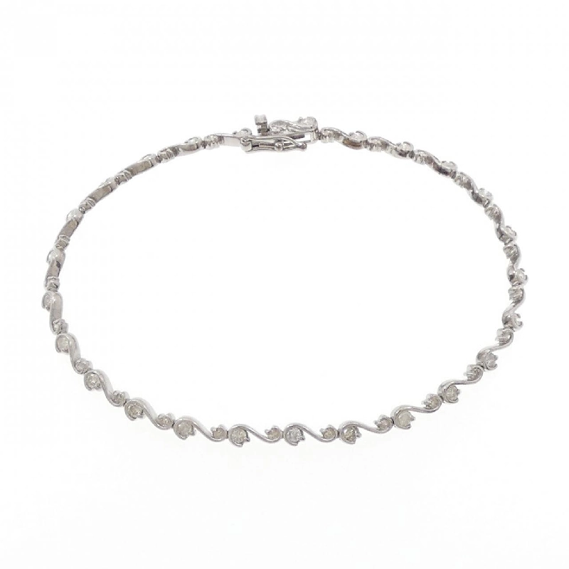 K18WG Vòng tay kim cương 1.00CT - Hàng hiệu Chính hãng 874228