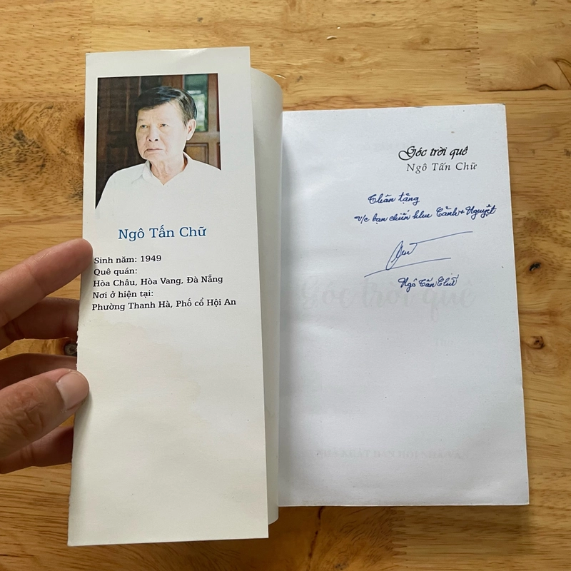 [Có Chữ Ký Của Tác Giả] - II Thơ: Góc Trời Quê - Ngô Tấn Chữ - 2022 488989