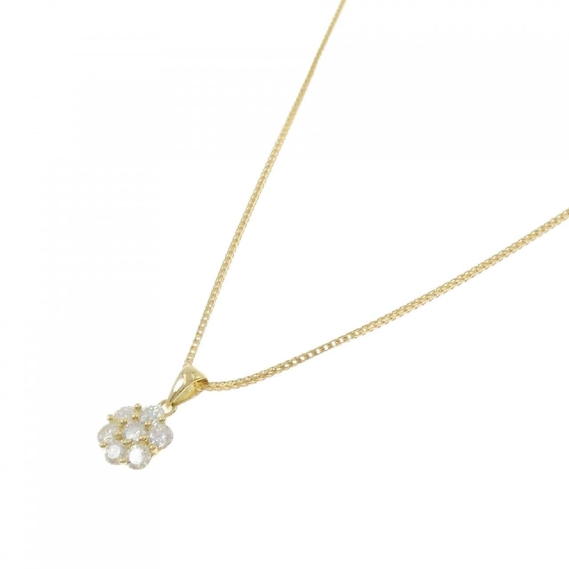 K18YG Hoa Kim Cương Dây Chuyền 1.00CT - Hàng hiệu Chính hãng 860209