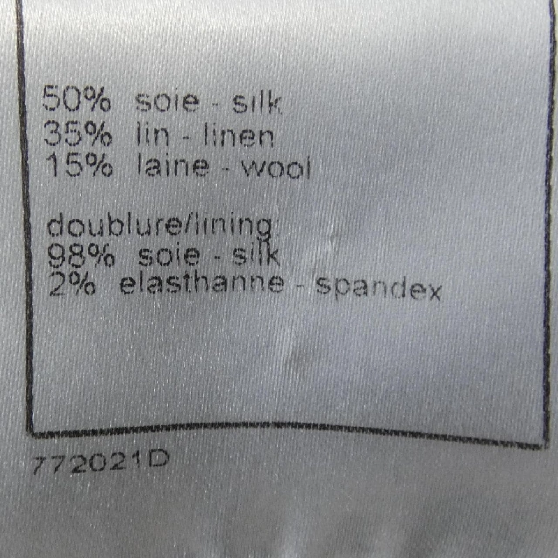 【Mã giảm giá】Áo khoác không cổ CHANEL 635500
