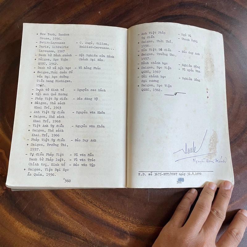 II Từ Điển Hành Chánh Công Quyền (Việt - Anh - Pháp) - Bùi Quang Khánh - 1971 453020