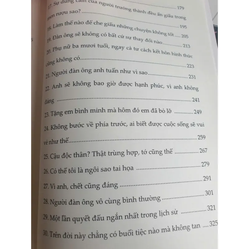 Bộ Tiểu Thuyết Năm đầu tiên khi tôi ba mươi - Mao Lợi mới 90% 674340