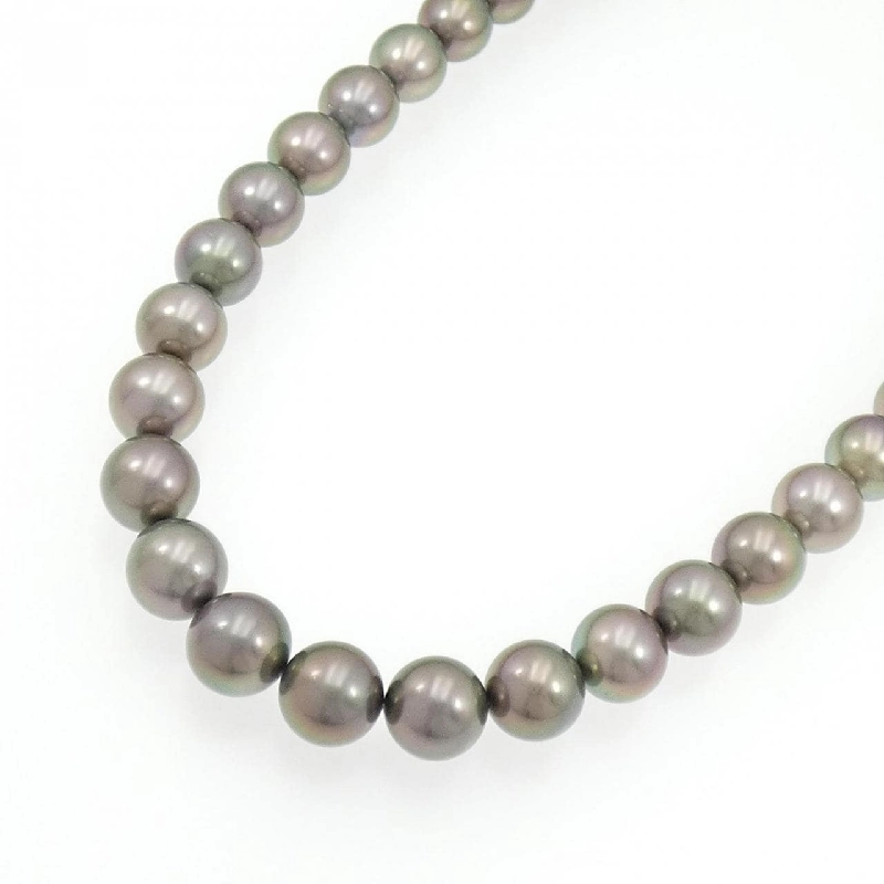 Mặt dây chuyền ngọc trai đen với khóa bạc 10-12mm - Hàng hiệu Authentic 856826