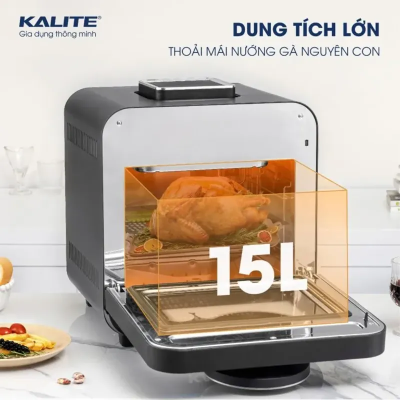 KALITE STEAM STAR – Công Nghệ Steam Active Độc Quyền, Món Ăn Giòn Rụm, Mọng Nước Bên Trong 735101