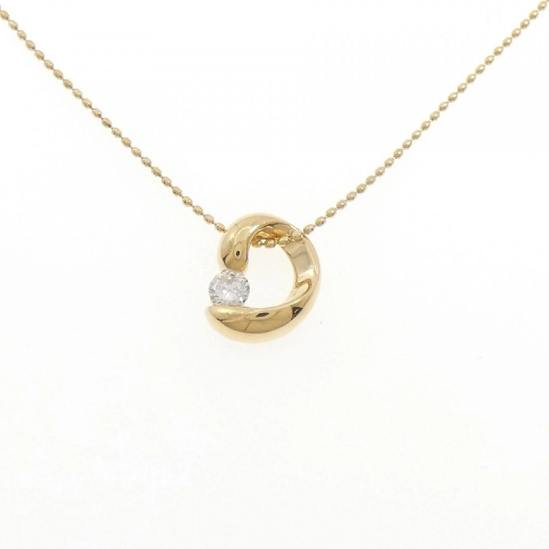 K18YG Dây chuyền kim cương 0.14CT - Hàng hiệu Authentic 857666