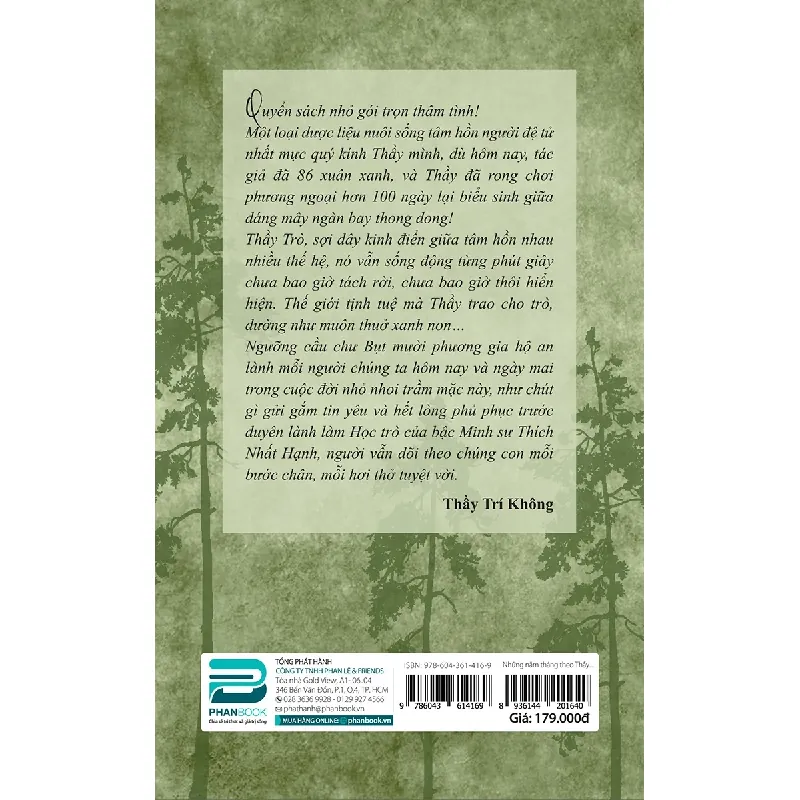 Những Năm Tháng Theo Thầy - Thầy Trí Không 279810
