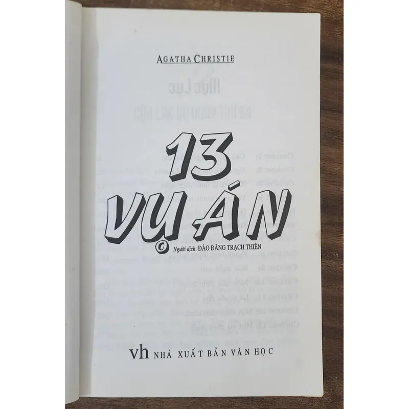 Truyện ngắn trinh thám của nữ nhà văn Agatha Christie: 13 VỤ ÁN (251 Trang) 717889