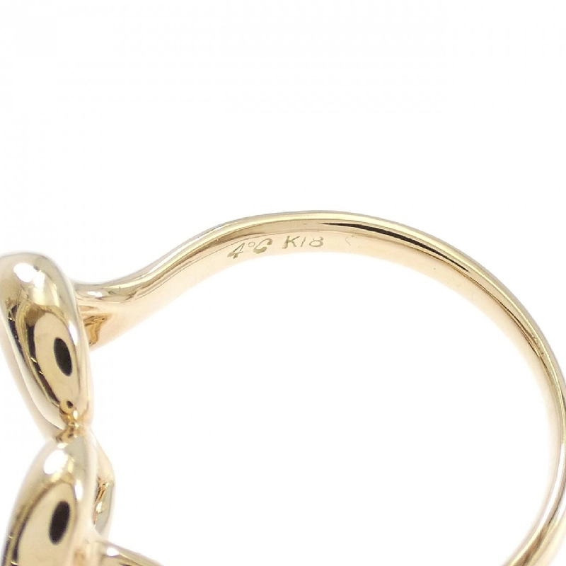 Nhẫn hình trái tim K18YG 4゜C - Hàng hiệu Authentic 835608