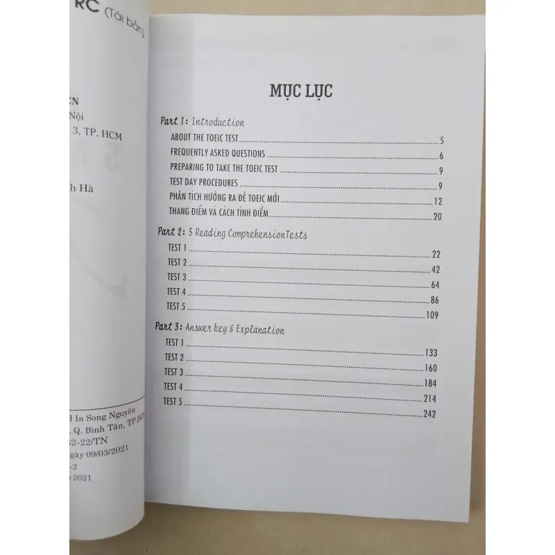 NewTOEIC RC - 5 Actual Tests 607035