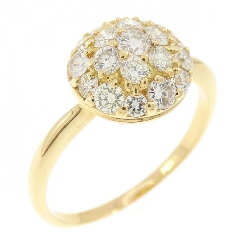 Nhẫn kim cương K18YG 1.01CT 667015