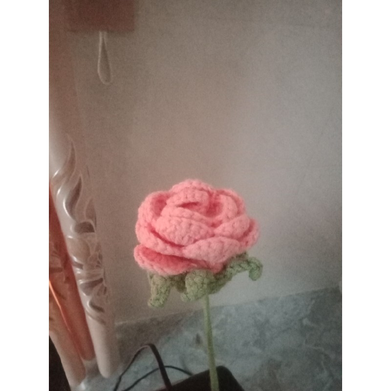Hoa hồng bằng len "hoa không tàn" 18369