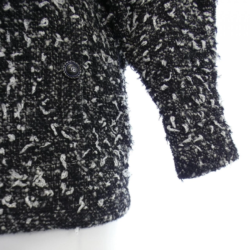 【Mã giảm giá】Áo khoác không cổ CHANEL 636810