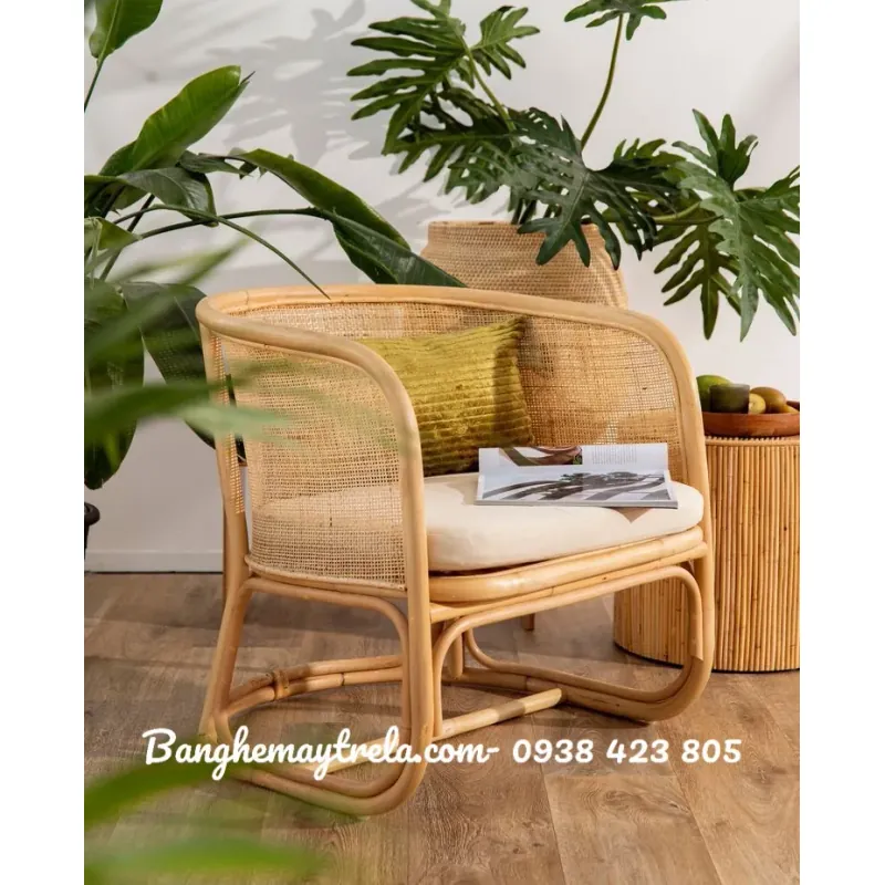 Ghế mây vuông mắt cáo 788592