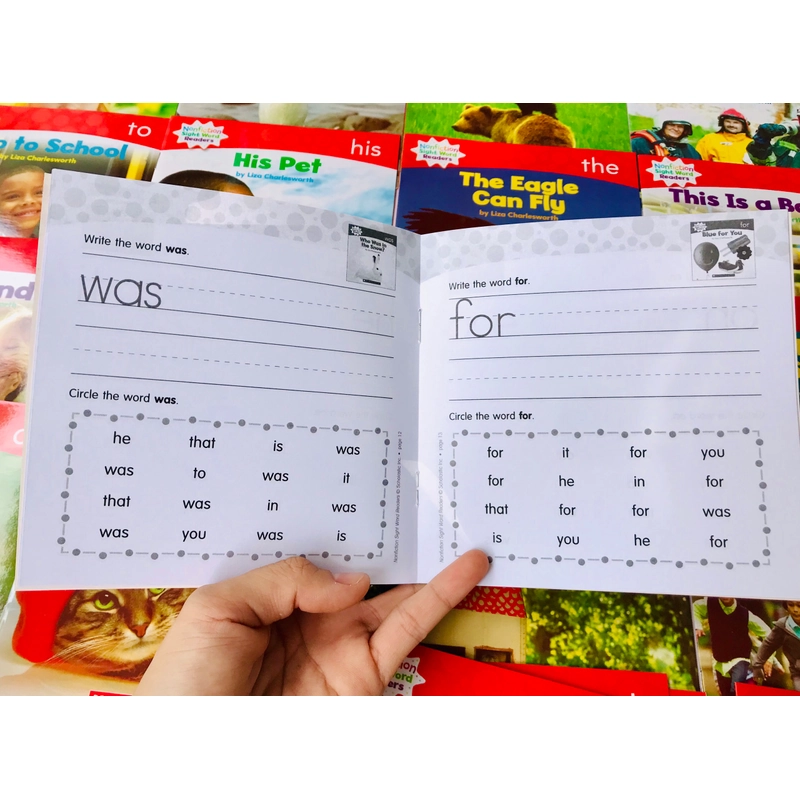 Bộ sách Nonfiction sight word readers 4 levels 466267