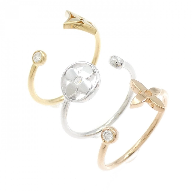 Nhẫn Louis Vuitton Monogram Idylle - Hàng hiệu Authentic 836229