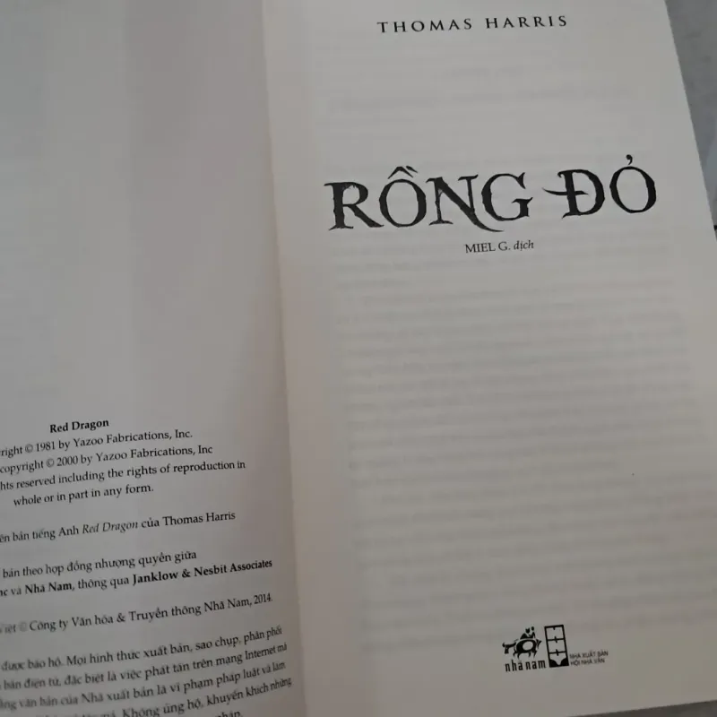 Bộ 4 cuốn Thomas Harris _Hannibal_Hannibal Trỗi Dậy
_Sự Im Lặng Của Bầy Cừu_Rồng Đỏ  752436
