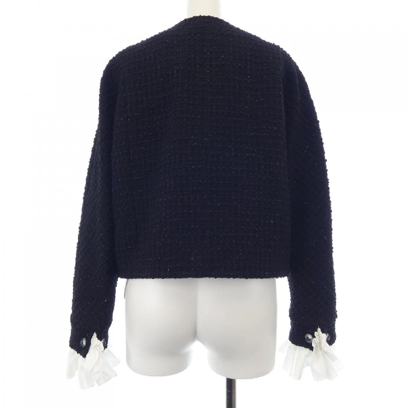 Jacket không cổ CHANEL P71842V63590 627780