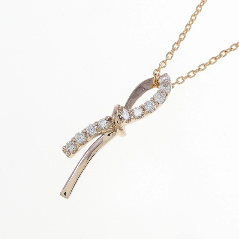 K18PG Dây chuyền kim cương 0.20CT - Hàng hiệu Authentic 858633