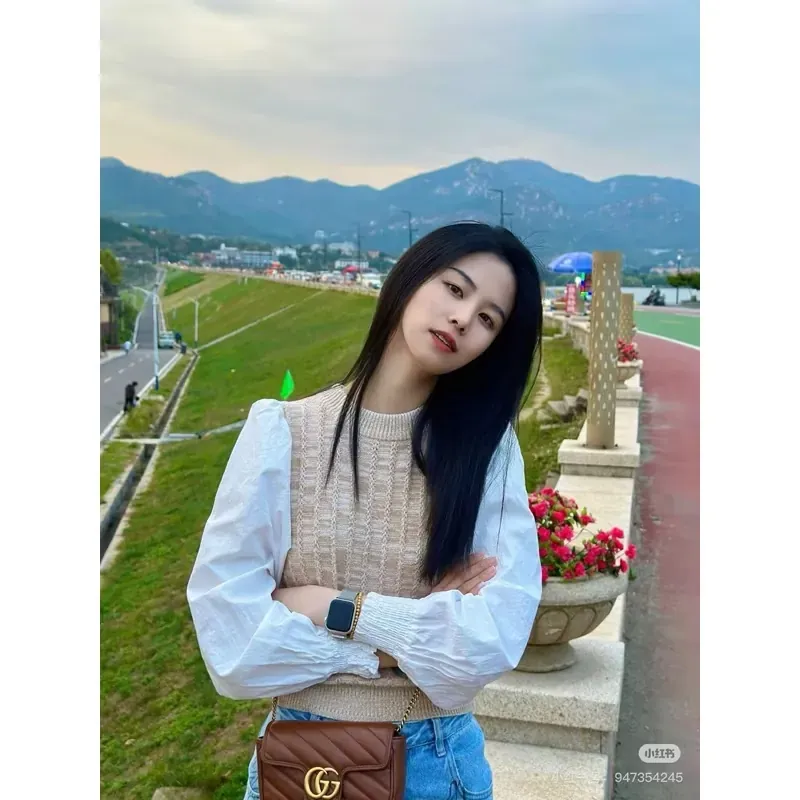 Áo len phối tay bồng nhẹ 778755