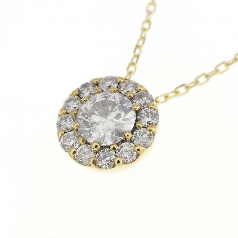 K18YG Dây chuyền kim cương 0.303CT - Hàng hiệu Chính hãng 867732