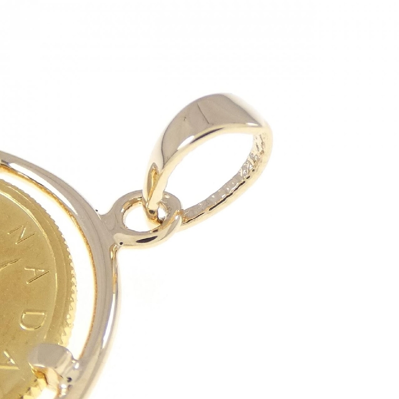 14KYG(枠) Mặt dây chuyền đồng xu - Hàng hiệu Authentic 871063