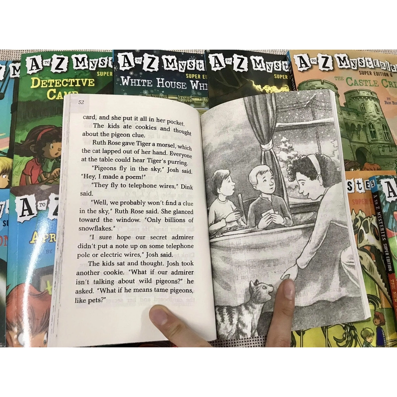 Bộ truyện A to Z Mysteries Super Edition (14 cuốn tiếng Anh) 552017
