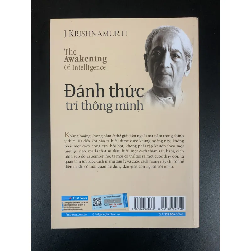 J.KRISHNAMURTI - Đánh thức trí thông minh. 929160