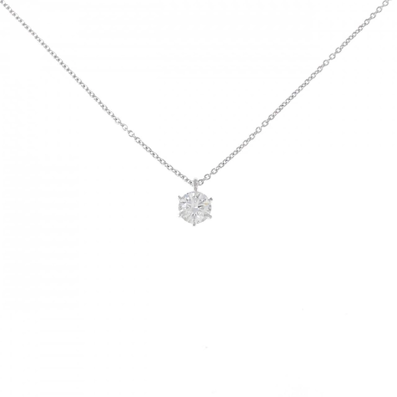 Dây chuyền kim cương Solitaire PT900/PT850 0.382CT D SI1 3EXT - Hàng hiệu Chính hãng 871893