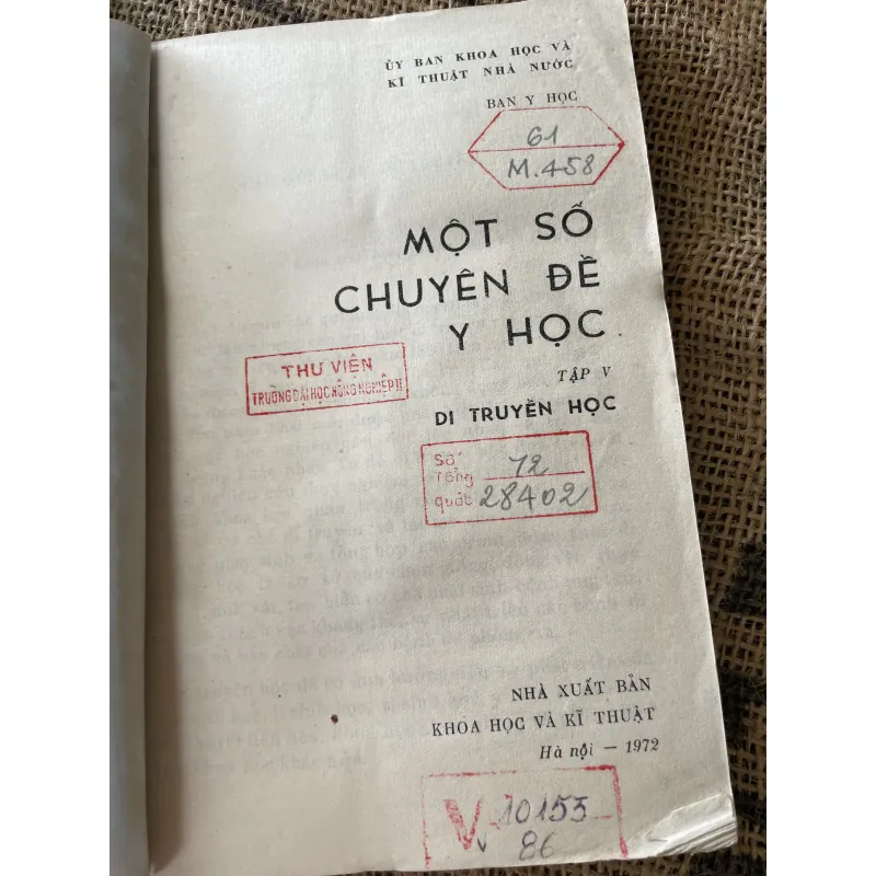 Một số chuyên đề y học - Tập 5 1019334