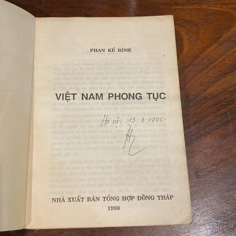 VIỆT NAM PHONG TỤC (XB 1990) 492257