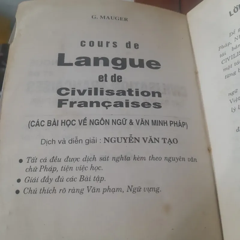 G. MAUGER - Bài học về Ngôn ngữ và Văn minh Pháp 592738